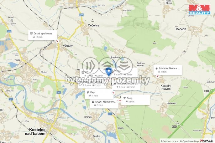 Prodej, Pozemek k bydlení, Dřísy