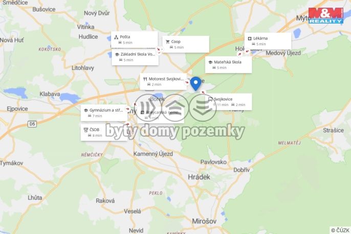 Prodej, Pozemek k bydlení, Svojkovice