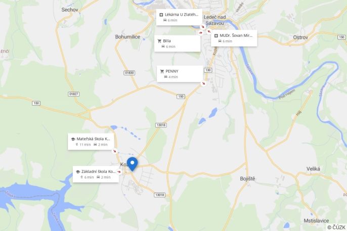 Prodej, Rodinný dům, Kožlí