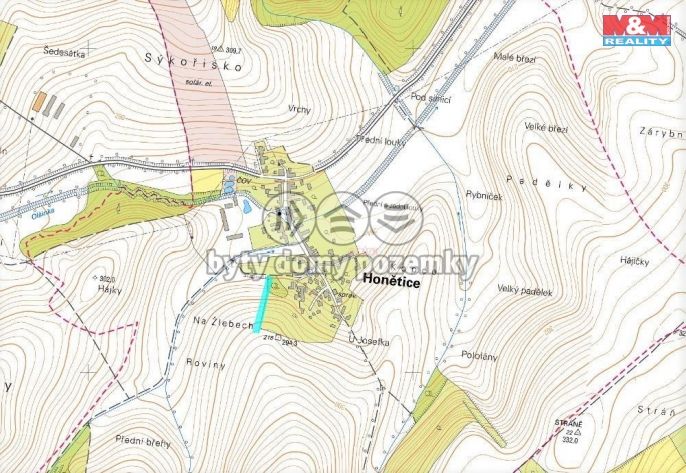 Prodej, Pole, Honětice