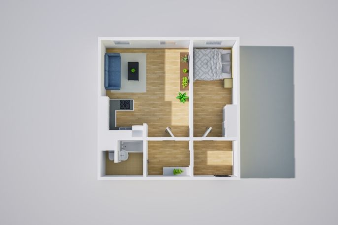 Prodej, Byt 2+kk, Teplice