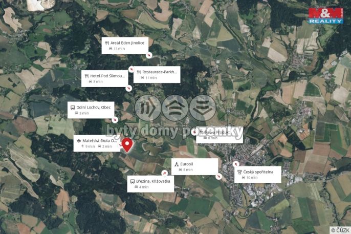 Prodej, Pozemek k bydlení, Ostružno