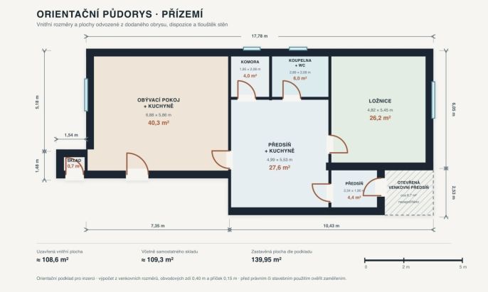 Prodej, Rodinný dům, Opolany