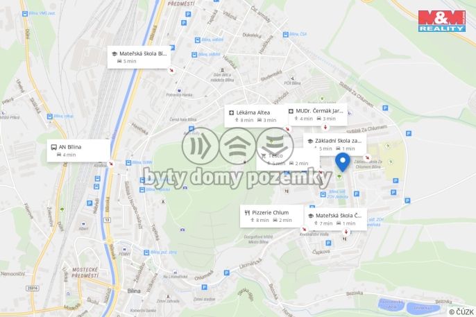 Prodej, Byt 3+1, Bílina