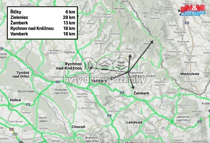 Prodej, Pozemek k bydlení, Rokytnice v Orlických horách