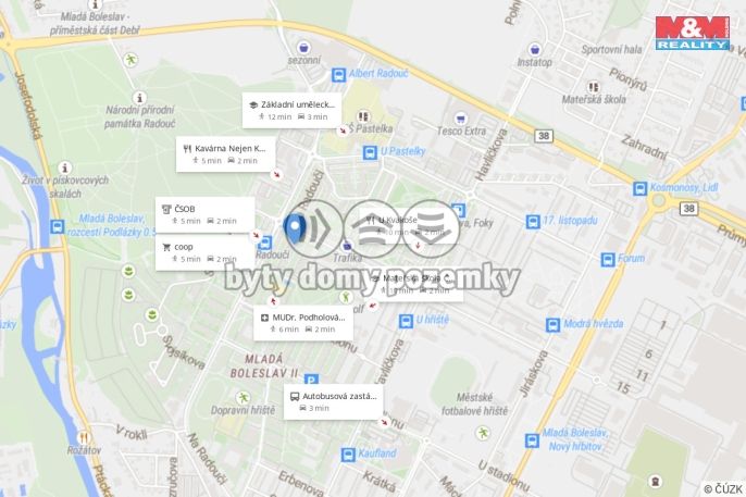 Pronájem, Byt 3+1, Mladá Boleslav