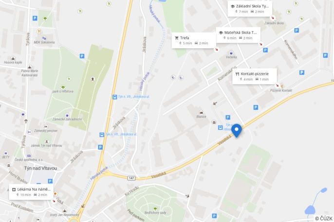 Prodej, Obchod a služby, Týn nad Vltavou