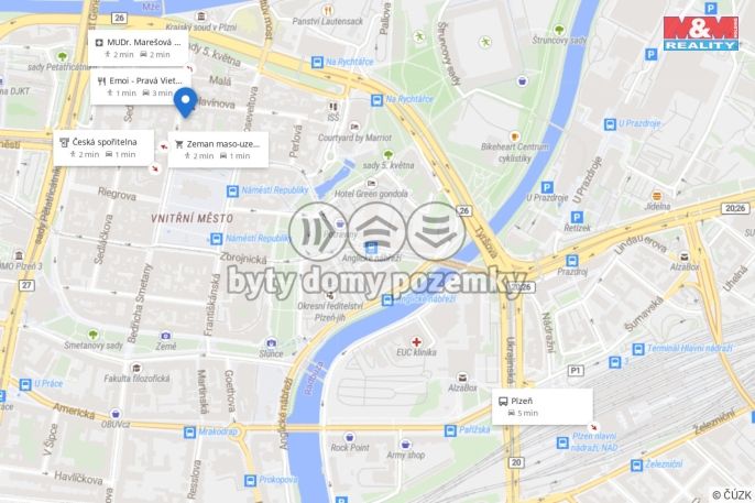 Pronájem, Obchod a služby, Plzeň