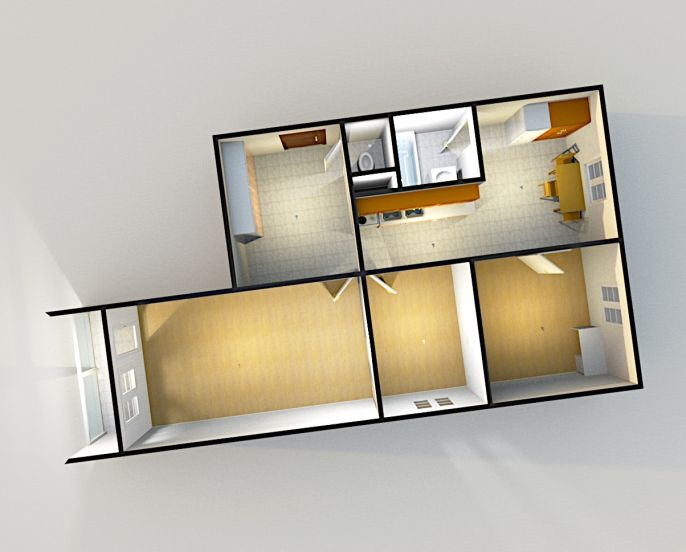 Pronájem, Byt 3+1, Praha