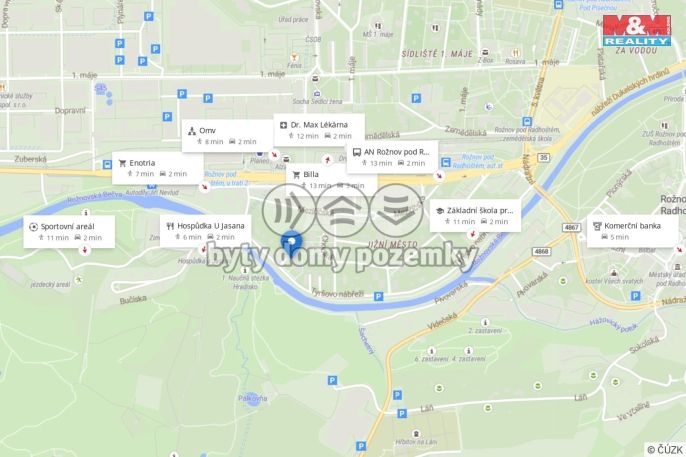 Prodej, Byt 3+1, Rožnov pod Radhoštěm