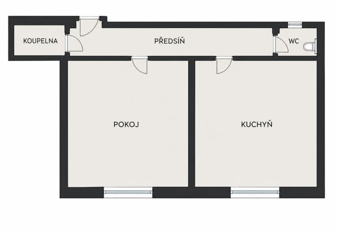 Prodej, Byt 2+kk, Praha