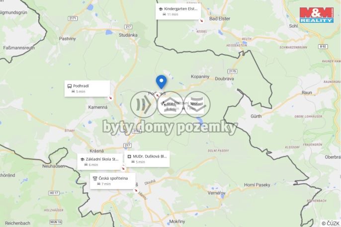 Prodej, Pozemek k bydlení, Podhradí