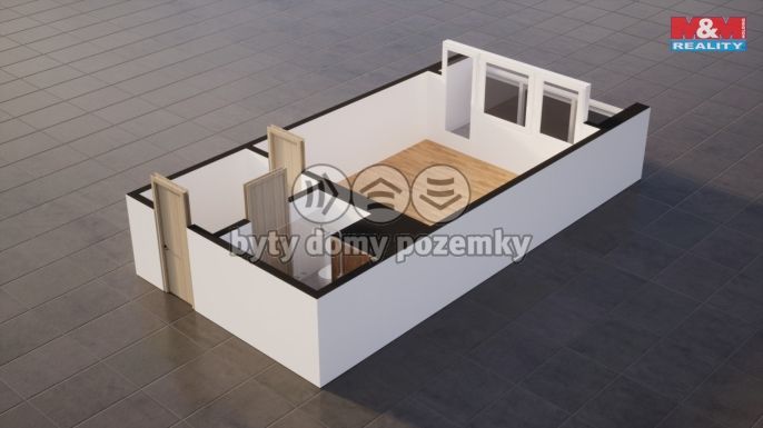 Pronájem, Byt 1+kk, Liberec