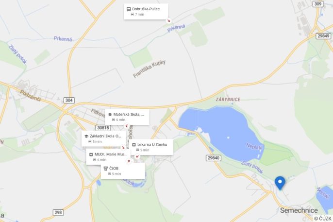 Prodej, Pozemek k bydlení, Semechnice