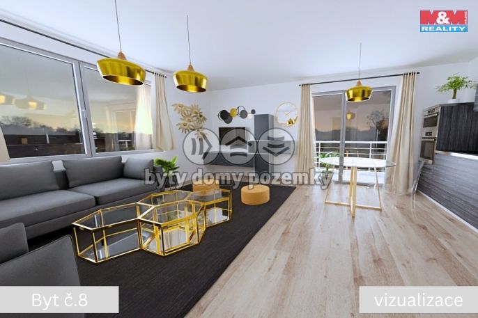 Prodej, Byt 2+kk, Žleby