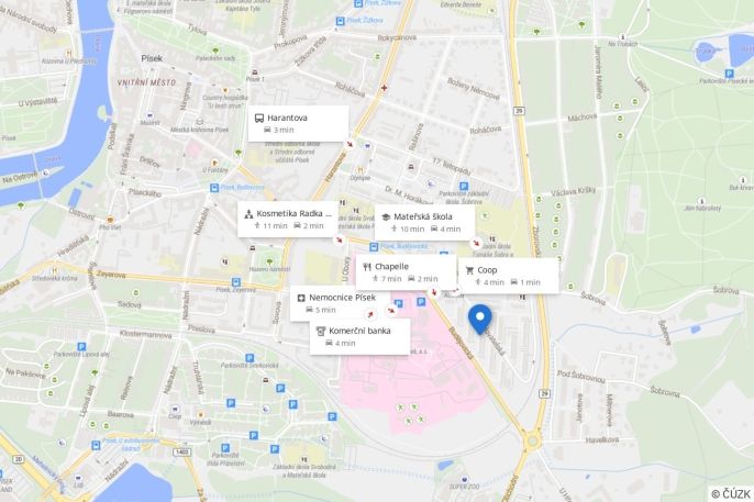 Prodej, Byt 3+1, Písek