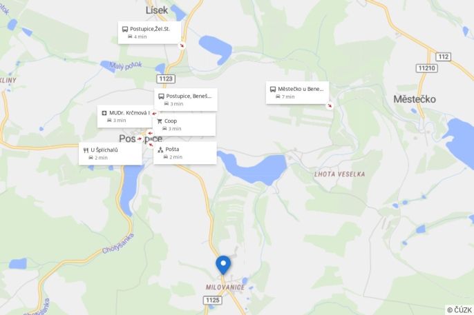 Pronájem, Sklad, Postupice
