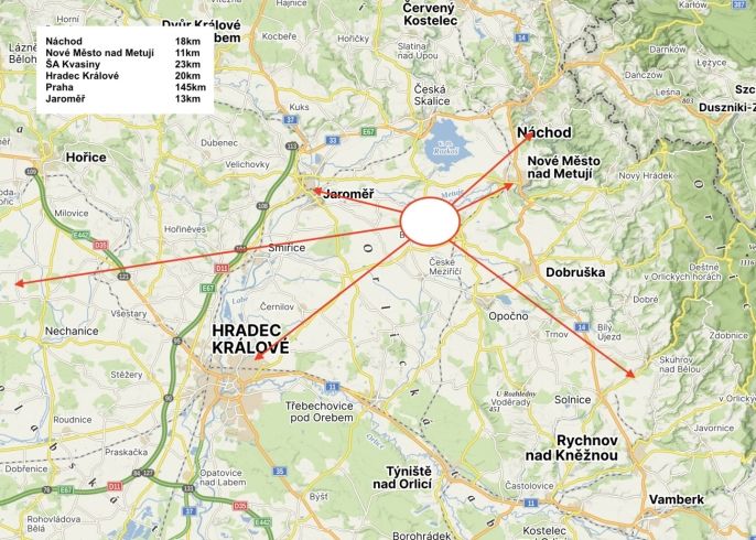 Prodej, Byt 3+1, Slavětín nad Metují