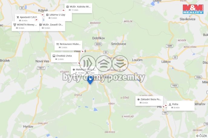 Prodej, Pozemek k bydlení, Chodská Lhota