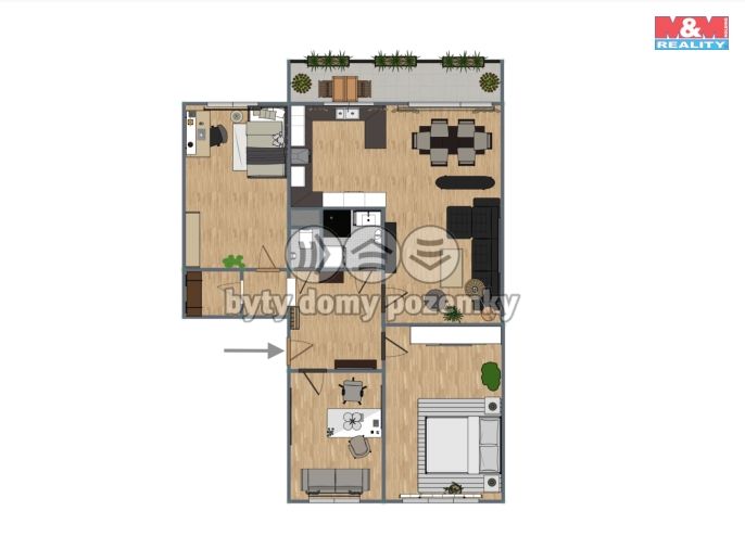 Prodej, Byt 4+1, Litvínov