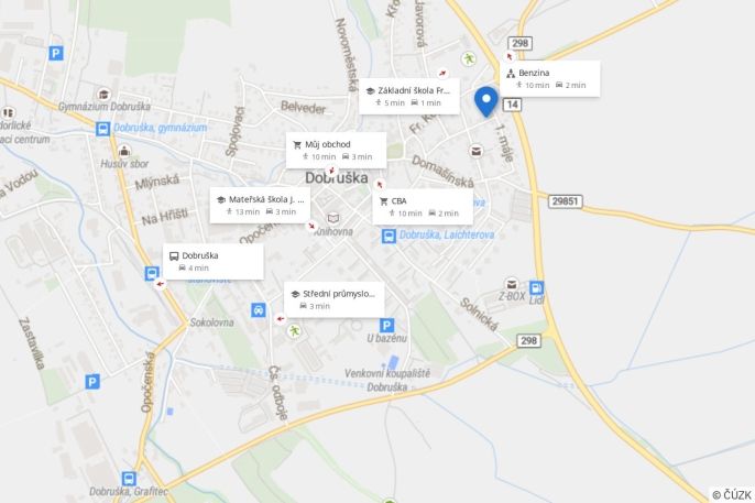 Pronájem, Byt 2+kk, Dobruška