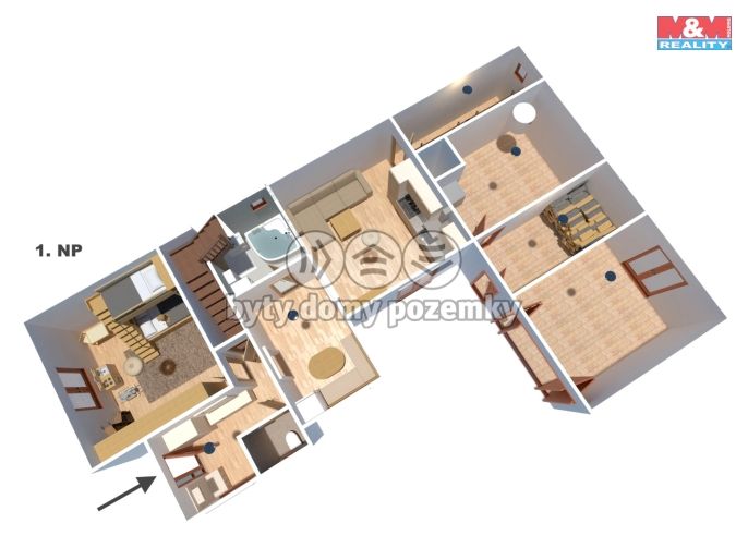 Prodej, Rodinný dům, Stádlec