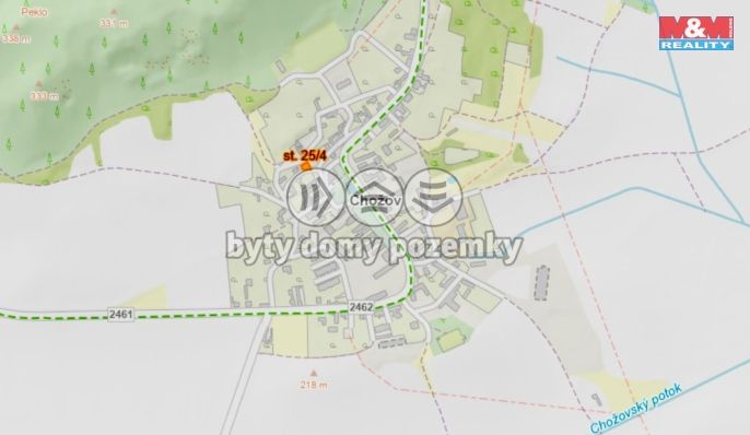 Prodej, Pozemek k bydlení, Chožov
