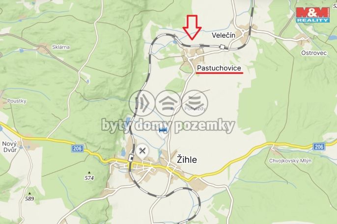 Prodej, Pozemek k bydlení, Pastuchovice
