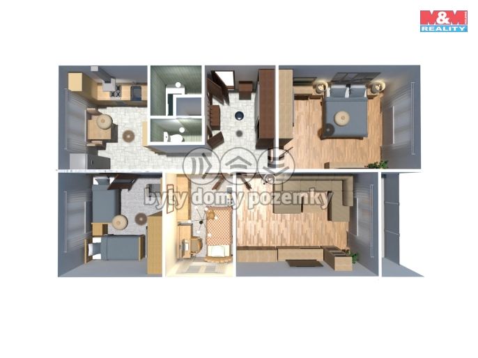 Prodej, Byt 4+1, Chomutov