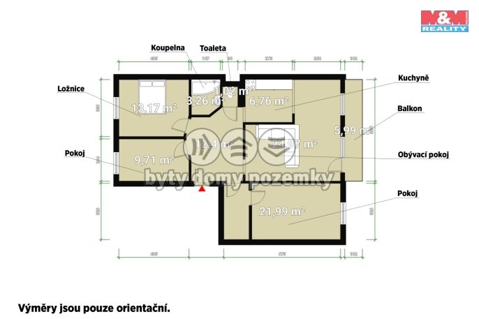 Prodej, Byt 4+1, Rakovník