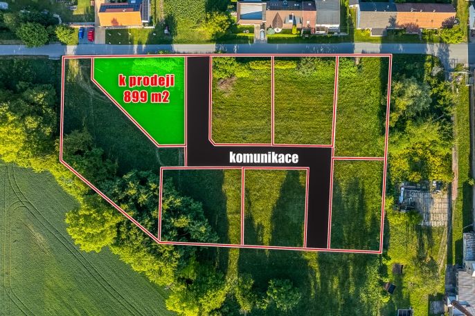 Prodej, Pozemek k bydlení, Hrobice