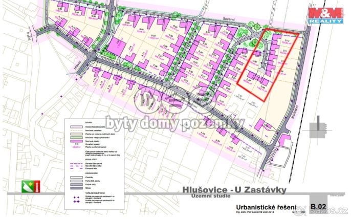 Prodej, Pozemek k bydlení, Hlušovice