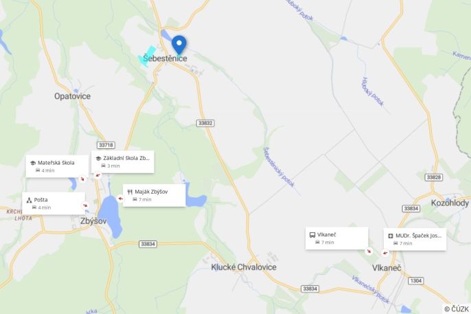Prodej, Pole, Šebestěnice