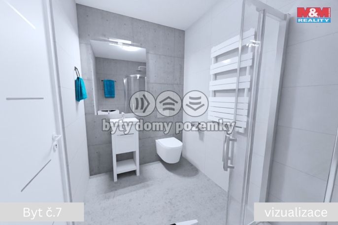 Prodej, Byt 2+kk, Žleby