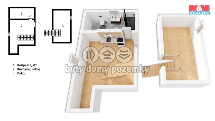 Prodej, Byt 2+kk, Ostrava