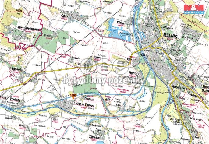 Prodej, Pozemek k bydlení, Lužec nad Vltavou