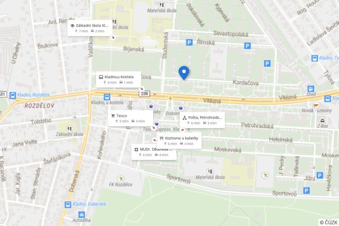 Pronájem, Byt 3+1, Kladno