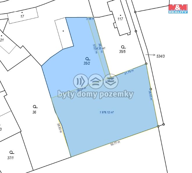 Prodej, Pozemek k bydlení, Skršín