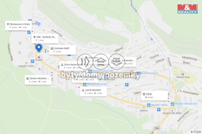 Prodej, Byt 2+1, Meziboří