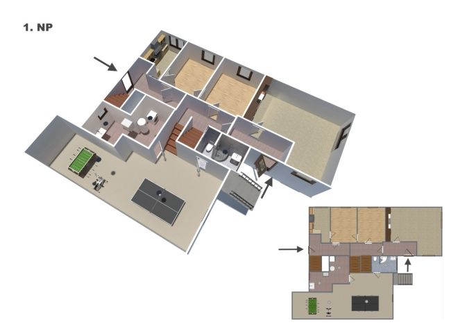 Prodej, Rodinný dům, Horní Branná