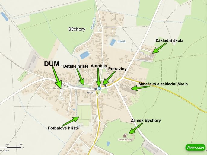 Prodej, Rodinný dům, Býchory