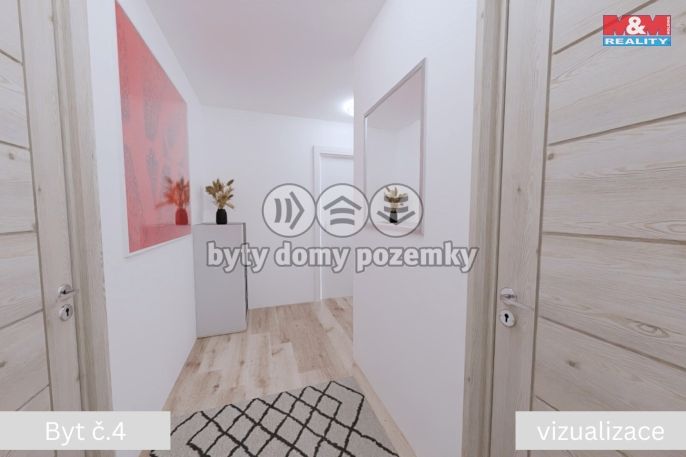 Prodej, Byt 2+kk, Žleby