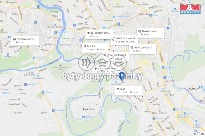 Prodej, Byt 3+1, Plzeň