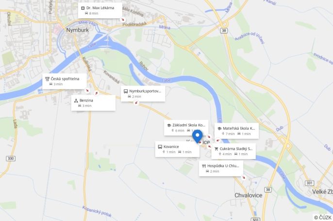 Pronájem, Byt 2+kk, Kovanice