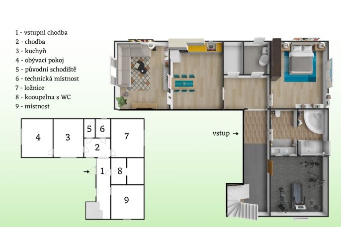 Prodej, Rodinný dům, Peruc