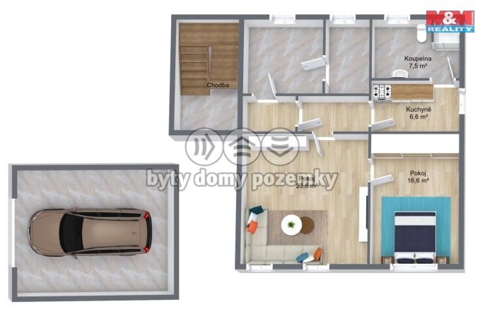 Prodej, Rodinný dům, Tři Dvory