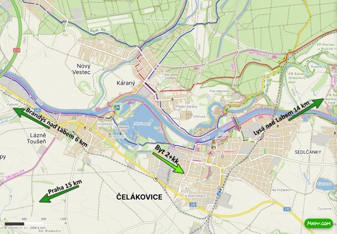 Pronájem, Byt 2+kk, Čelákovice