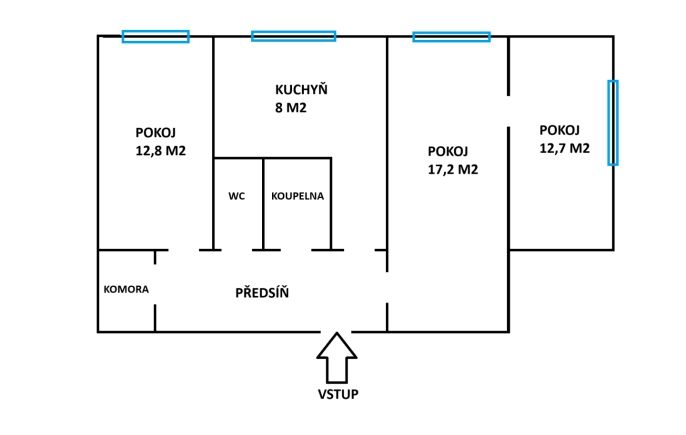 Prodej, Byt 3+1, Ostrava