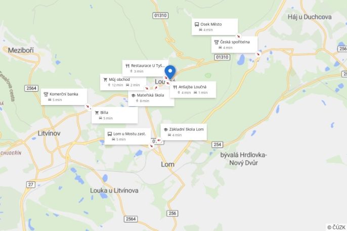 Pronájem, Byt 2+kk, Lom