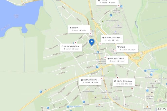 Prodej, Byt 1+kk, Třeboň